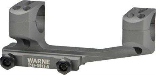 Warne 20 MOA Extended Skeletonized 34mm MSR Mount Tactical Gray